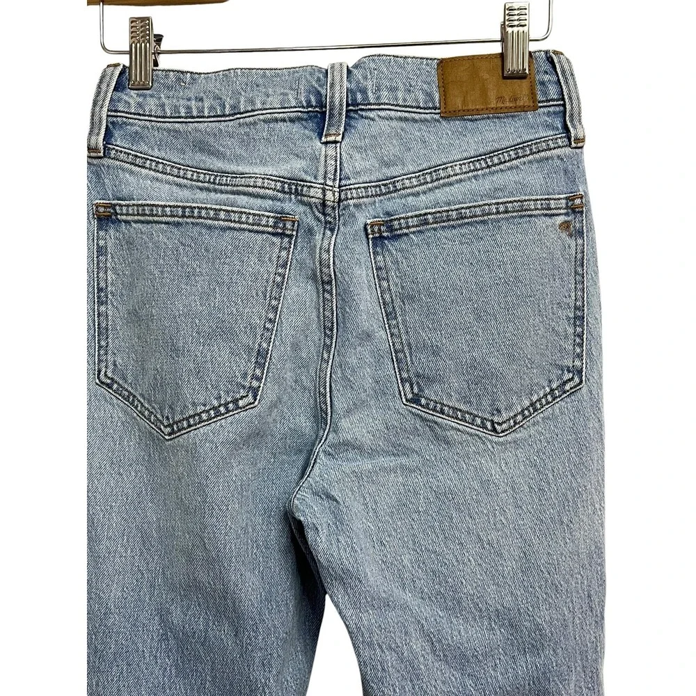 Madewell Perfect‎ Vintage Jeans Womens 25 Light Wash High-Rise Straight